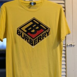 Burberry Yellow T-Shirt for Men